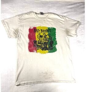 Bad Brains Rasta Graphic Band T-Shirt Medium